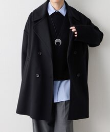 【Drawing Numbers】ダブルビーバーリバー仕立てPコート