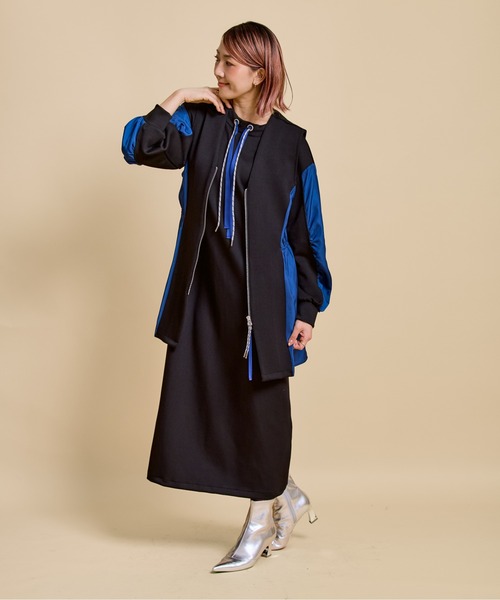 LHELBIE(レルビエ)の「ドッキングダブルコードジレ(ベスト・レディース・ネイビー/チャコールグレー/ブラック・M)」の22枚目の写真