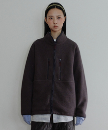 [CORE] UTILITY FLEECE ZIP-UP - PURPLE