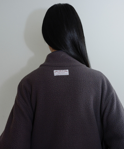 EN OR（エンオール）の「[CORE] UTILITY FLEECE ZIP-UP - PURPLE（その他アウター・レディース・その他・FREE）」の4枚目の写真