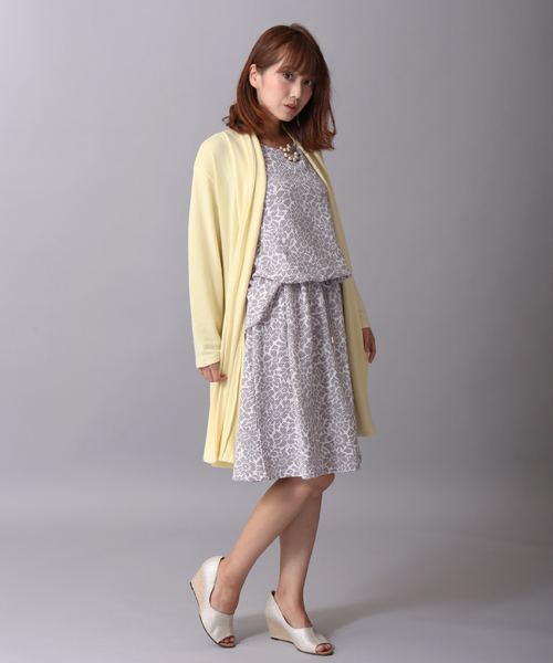 Bou Jeloud（ブージュルード）の「【セット商品】マーガレットワンピース＋カーディガンセット（カーディガン/ボレロ・レディース・ネイビー/オレンジ/グレー・FREE）」の20枚目の写真