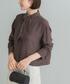 URBAN RESEARCH ROSSO WOMEN（アーバンリサーチ　ロッソ）の「2WAYボウタイウールキュプラシアーシャツ（シャツ/ブラウス・FREE）」