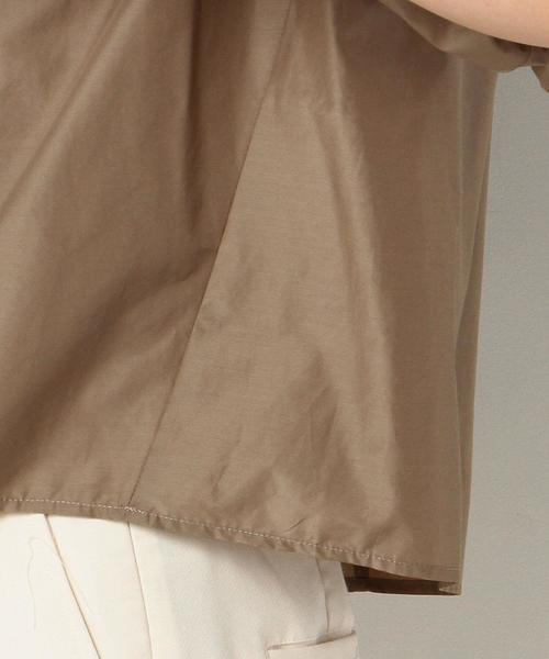 Another Edition(アナザーエディション)の「タイプライタードロップショルダーブラウス/AEMFC タイプライター DROP SL(シャツ/ブラウス・レディース・ホワイト/モカ/ネイビー・FREE)」の17枚目の写真