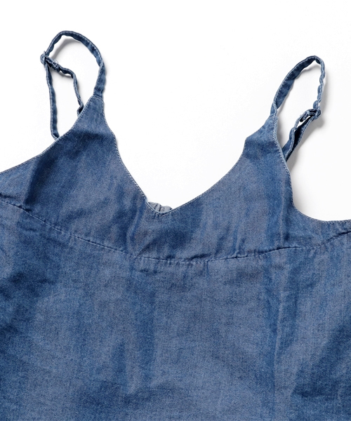 BRANSHES（ブランシェス）の「テンセルデニムキャミソール（キャミソール・キッズ・ブルー・130cm/120cm/140cm/110cm/150cm/90cm/100cm）」の4枚目の写真