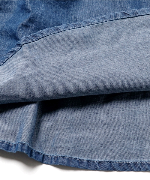 BRANSHES（ブランシェス）の「テンセルデニムキャミソール（キャミソール・キッズ・ブルー・130cm/120cm/140cm/110cm/150cm/90cm/100cm）」の6枚目の写真