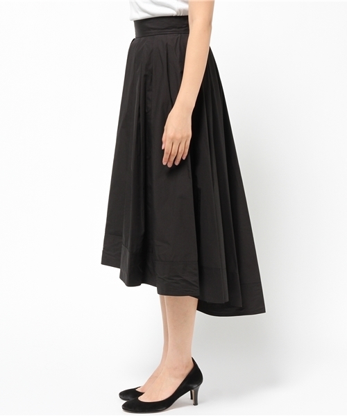 『MADISONBLUE』 マディソンブルー(１) フレア ミモレ丈スカート MADISONBLUE / マディソンブルー】TUCKED MI-MOLLET FLARE SKIRT