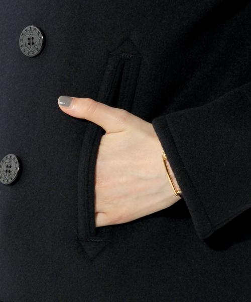 UNITED ARROWS（ユナイテッドアローズ）の「＜HYKE（ハイク）＞ 8B ピーコート ■■■（ピーコート・レディース・ブラック/ネイビー・1/2/3）」の5枚目の写真