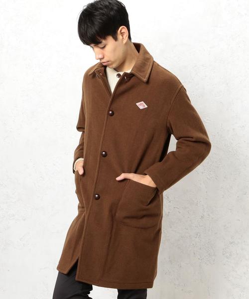 DANTON（ダントン）の「[ダントン] BC★DANTON W/M ステンカラーコート（ステンカラーコート・メンズ・ブラウン/ネイビー・38）」の2枚目の写真