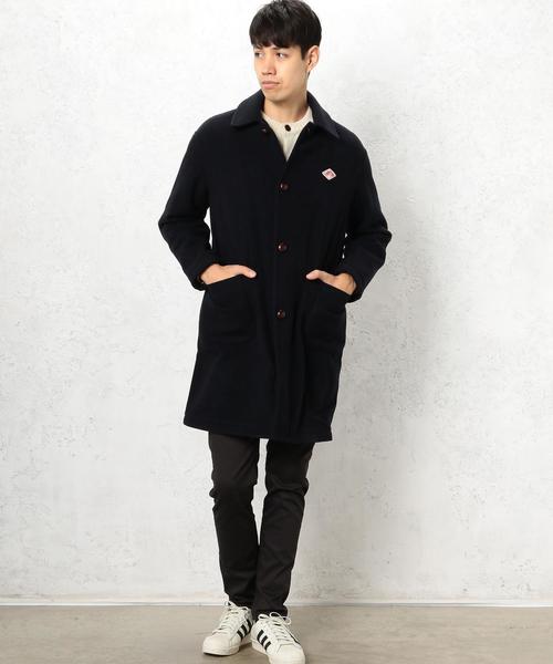 DANTON（ダントン）の「[ダントン] BC★DANTON W/M ステンカラーコート（ステンカラーコート・メンズ・ブラウン/ネイビー・38）」の6枚目の写真