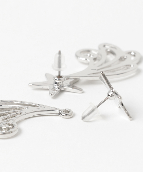 チャイハネ（チャイハネ）の「【チャイハネ】スターリーピアス（ピアス（両耳用）・レディース・シルバー/ゴールド・FREE）」の4枚目の写真