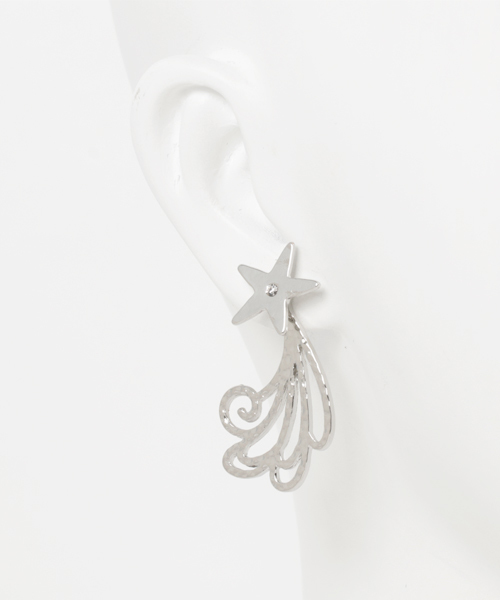 チャイハネ（チャイハネ）の「【チャイハネ】スターリーピアス（ピアス（両耳用）・レディース・シルバー/ゴールド・FREE）」の5枚目の写真