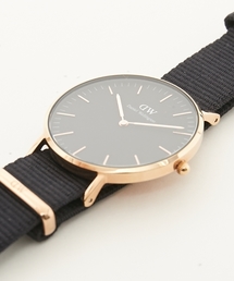 Daniel Wellington | Daniel Wellington ダニエル・ウェリントン / クラシックブラック Cornwall 36MM クォーツ NATOベルト DW00100150(アナログ腕時計)