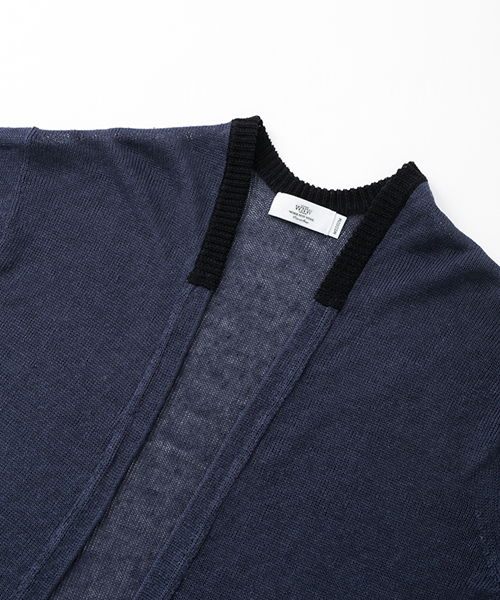 WORK NOT WORK URBAN RESEARCH(ワークノットワークアーバンリサーチ)の「WORK NOT WORK リネンレイバーニットカーディガン(カーディガン/ボレロ・メンズ・ベージュ/ネイビー/グレー・MEDIUM/LARGE/SMALL)」の16枚目の写真