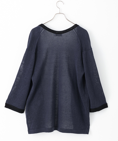 WORK NOT WORK URBAN RESEARCH(ワークノットワークアーバンリサーチ)の「WORK NOT WORK リネンレイバーニットカーディガン(カーディガン/ボレロ・メンズ・ベージュ/ネイビー/グレー・MEDIUM/LARGE/SMALL)」の11枚目の写真