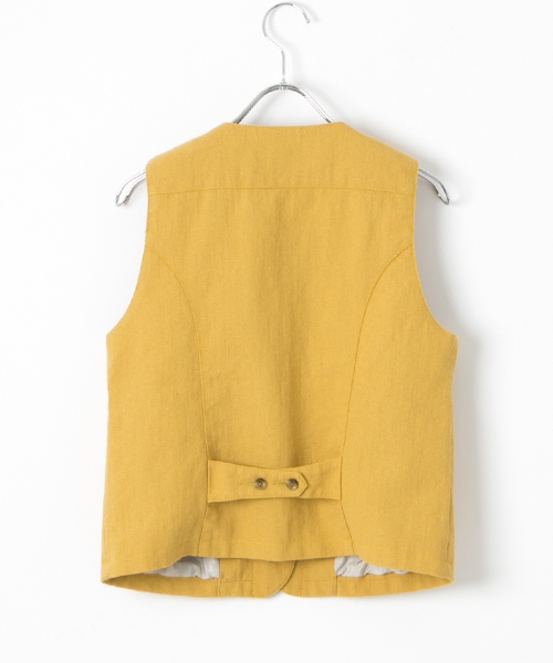 WORK NOT WORK URBAN RESEARCH（ワークノットワークアーバンリサーチ）の「WORK NOT WORK　エドワーディアンベスト（ベスト・レディース・マスタード/チャコールグレー・MEDIUM/SMALL）」の12枚目の写真