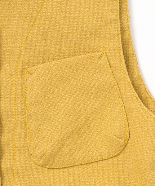 WORK NOT WORK URBAN RESEARCH（ワークノットワークアーバンリサーチ）の「WORK NOT WORK　エドワーディアンベスト（ベスト・レディース・マスタード/チャコールグレー・MEDIUM/SMALL）」の14枚目の写真
