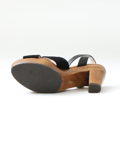 PICHE ABAHOUSE（ピシェ アバハウス）の「ウッドヒールクロスサンダル（サンダル・レディース・ライトブルー/ベージュ/オレンジ/ブラック・37/38/35/40/39/36/34）」の10枚目の写真