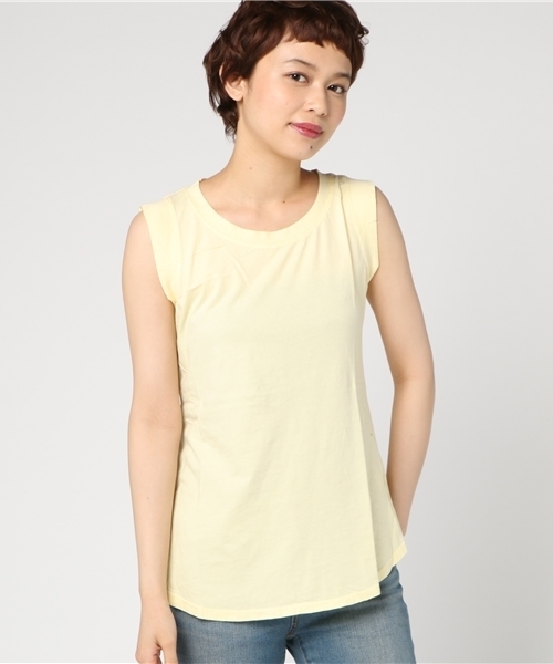 SHIPS（シップス）の「CAL.Berries:COASTAL TEE（Tシャツ/カットソー・レディース・ライトホワイト/ピンク/ブラック/クリーム・ONE SIZE）」の14枚目の写真