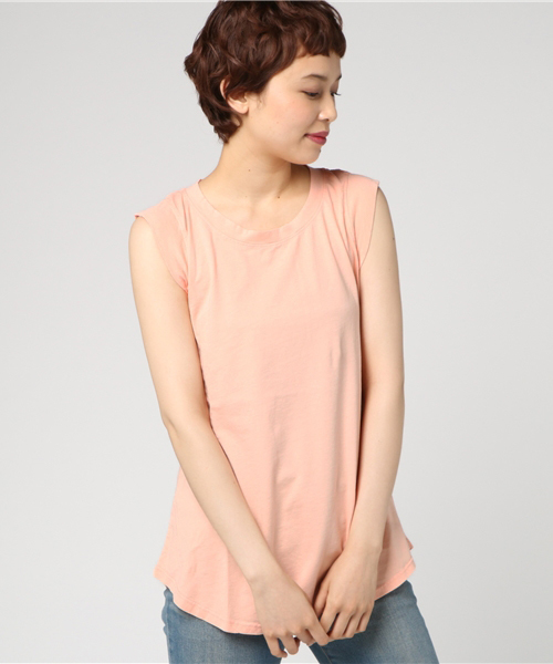 SHIPS（シップス）の「CAL.Berries:COASTAL TEE（Tシャツ/カットソー・レディース・ライトホワイト/ピンク/ブラック/クリーム・ONE SIZE）」の8枚目の写真