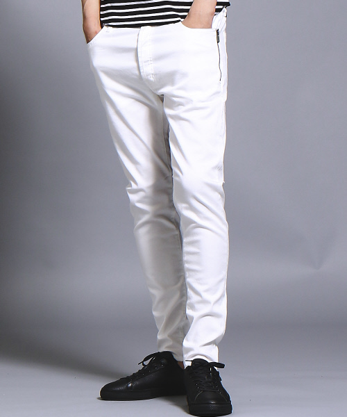 5351 POUR LES HOMMES(ゴーサンゴーイチプールオム)の「プレミアムフィットストレッチテーパードパンツ(その他パンツ・メンズ・ベージュ/ホワイト/ブラック・46/44/50/48)」の2枚目の写真