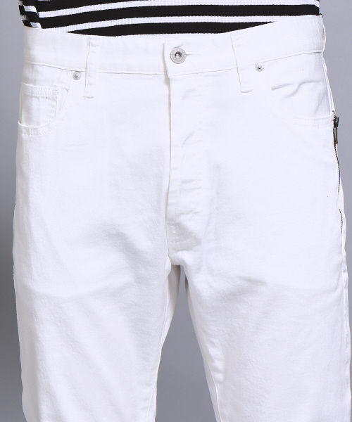 5351 POUR LES HOMMES(ゴーサンゴーイチプールオム)の「プレミアムフィットストレッチテーパードパンツ(その他パンツ・メンズ・ベージュ/ホワイト/ブラック・46/44/50/48)」の7枚目の写真