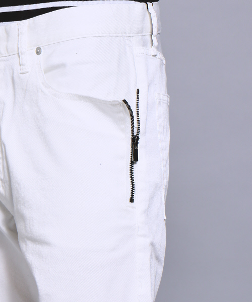 5351 POUR LES HOMMES(ゴーサンゴーイチプールオム)の「プレミアムフィットストレッチテーパードパンツ(その他パンツ・メンズ・ベージュ/ホワイト/ブラック・46/44/50/48)」の9枚目の写真