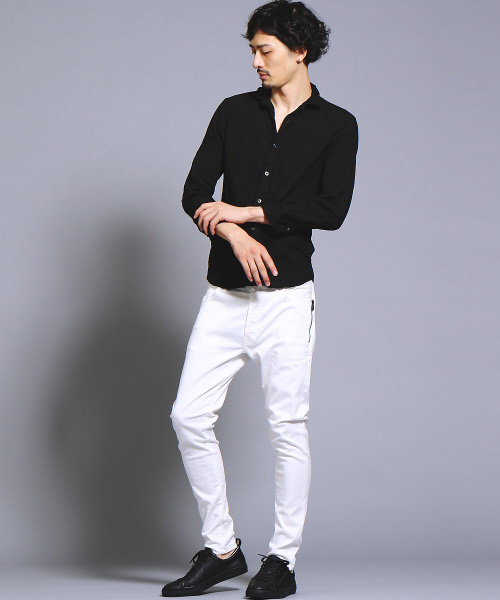 5351 POUR LES HOMMES(ゴーサンゴーイチプールオム)の「プレミアムフィットストレッチテーパードパンツ(その他パンツ・メンズ・ベージュ/ホワイト/ブラック・46/44/50/48)」の11枚目の写真