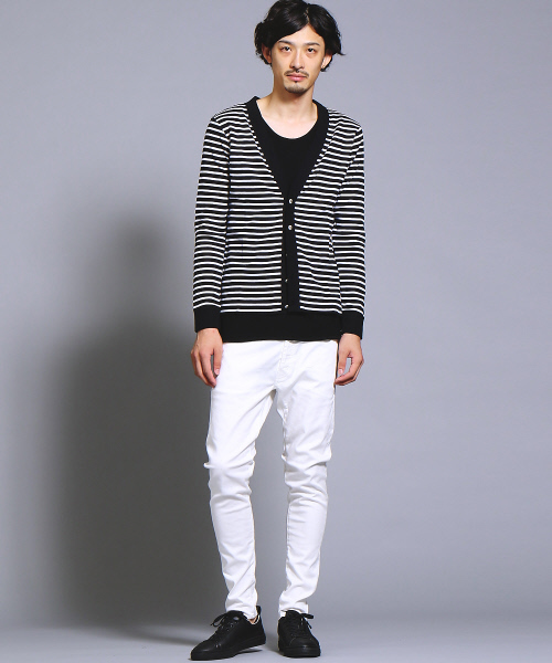 5351 POUR LES HOMMES(ゴーサンゴーイチプールオム)の「プレミアムフィットストレッチテーパードパンツ(その他パンツ・メンズ・ベージュ/ホワイト/ブラック・46/44/50/48)」の19枚目の写真
