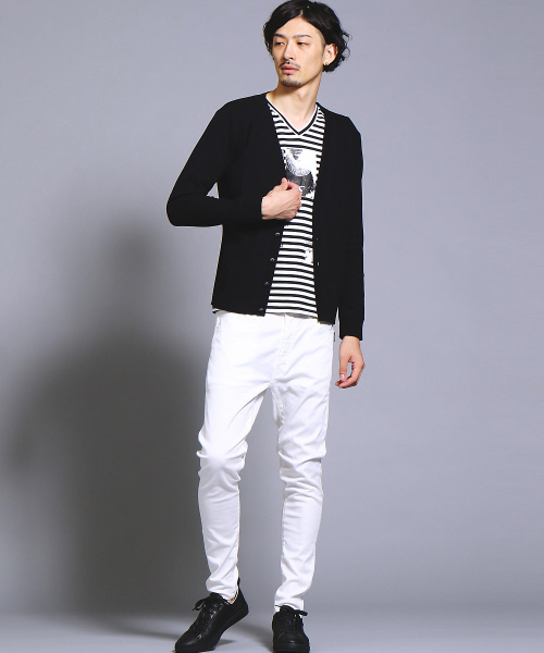 5351 POUR LES HOMMES(ゴーサンゴーイチプールオム)の「プレミアムフィットストレッチテーパードパンツ(その他パンツ・メンズ・ベージュ/ホワイト/ブラック・46/44/50/48)」の12枚目の写真