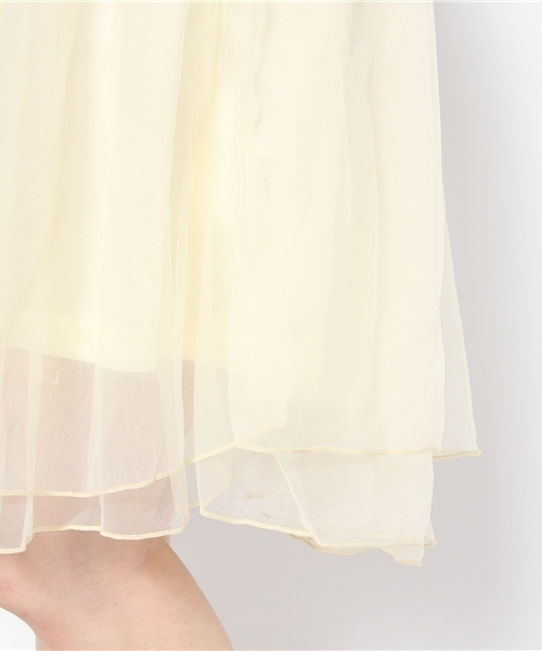 Chico(チコ)の「ラウンドチュールSK(スカート・レディース・ホワイト/アイボリー/イエロー・FREE)」の7枚目の写真