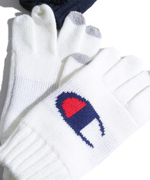 Champion（チャンピオン）の「WEGO/【スマホ対応】Championデカロゴグローブ（手袋・レディース）」