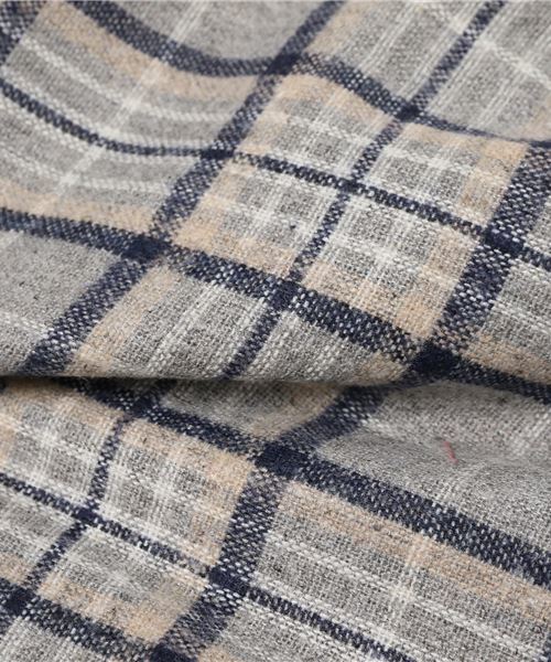 MERLOT（メルロー）の「チェック柄ワイドパンツ1263（その他パンツ・レディース・グレー/ブラック/ブラウン・FREE）」の8枚目の写真