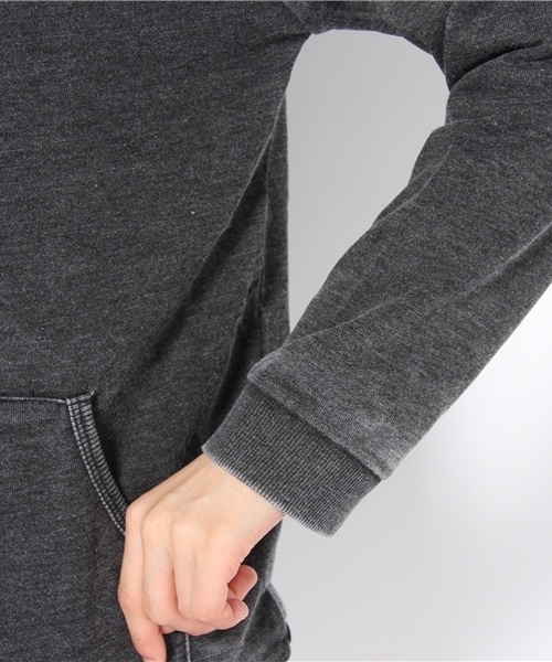 WEGO（ウィゴー）の「ピグメント加工スウェットZIPパーカー（パーカー・レディース・ブラック/ネイビー/レッド・FREE）」の8枚目の写真