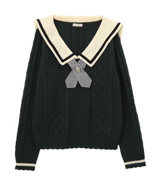 axes femme POETIQUE（アクシーズファムポエティック）の「セーラー襟