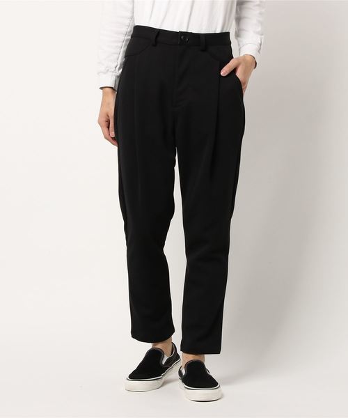 rehacer(レアセル)の「Honeycomb Tuck Wide Pants(スラックス・メンズ・ネイビー/ブラック・LARGE/MEDIUM/SMALL)」の10枚目の写真