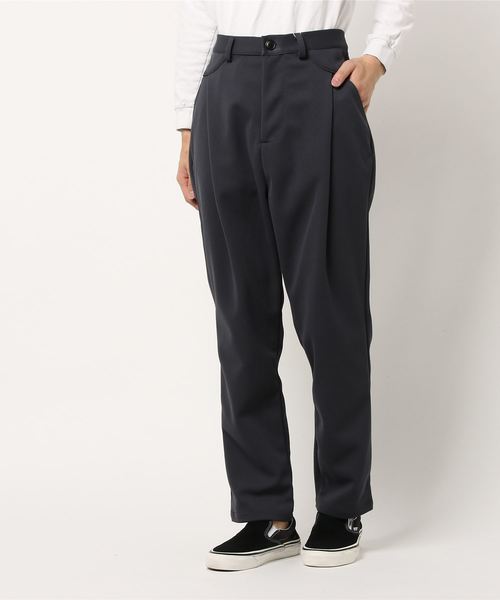 rehacer(レアセル)の「Honeycomb Tuck Wide Pants(スラックス・メンズ・ネイビー/ブラック・LARGE/MEDIUM/SMALL)」の9枚目の写真