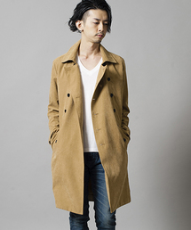 NO ID. | mj5381-ＰスウェードＷブレストコート(トレンチコート)