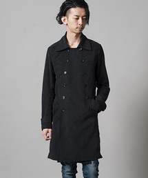 NO ID. | mj5381-ＰスウェードＷブレストコート(トレンチコート)