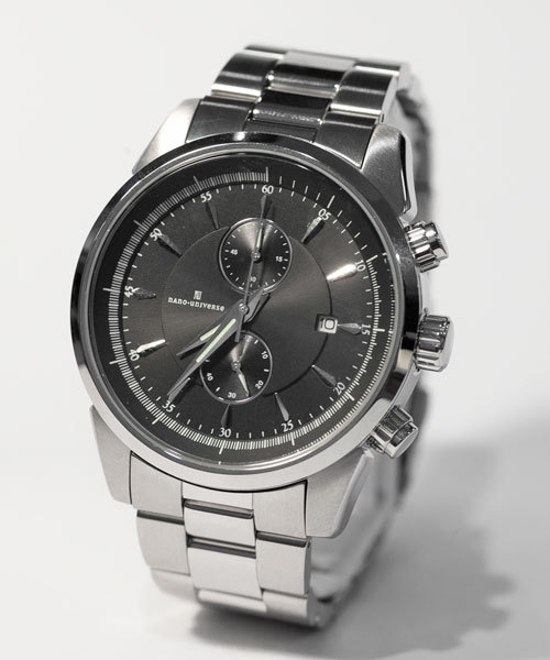 NANO universe（ナノユニバース）の「Vertical クロノグラフ（アナログ腕時計・メンズ・ブラック/ブラウン/シルバー・FREE）」の6枚目の写真