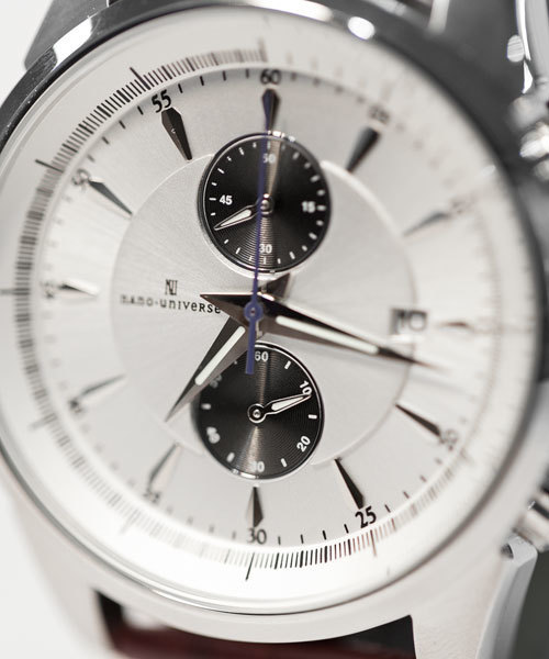 NANO universe（ナノユニバース）の「Vertical クロノグラフ（アナログ腕時計・メンズ・ブラック/ブラウン/シルバー・FREE）」の7枚目の写真