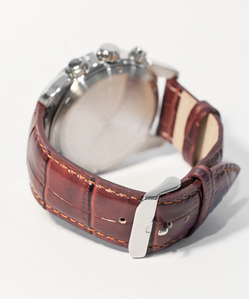 NANO universe（ナノユニバース）の「Vertical クロノグラフ（アナログ腕時計・メンズ・ブラック/ブラウン/シルバー・FREE）」の11枚目の写真