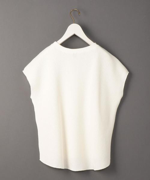 6（ロク）の「＜6(ROKU)＞THERMAL CREW NECK SLEEVE LESS