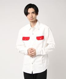 カラーコントラスト ウェスタンシャツ