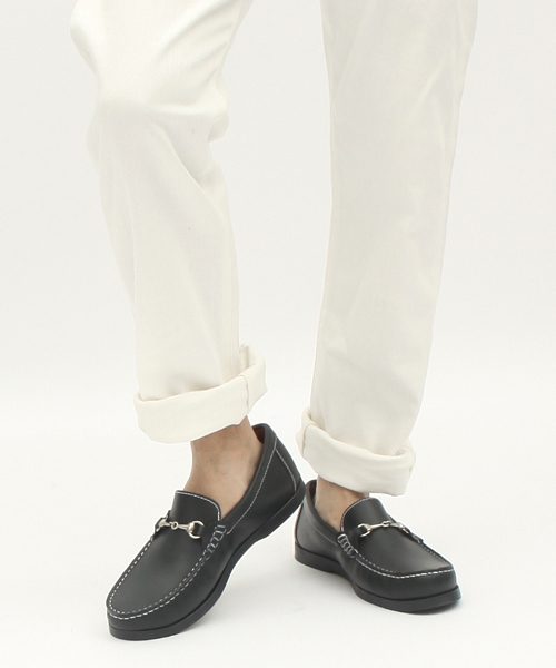 green label relaxing（グリーンレーベルリラクシング）の「GLR BIT モカシンシューズ（モカシン/デッキシューズ・メンズ・ダークブラウン/ネイビー/ブラック・43/40/41/42）」の3枚目の写真