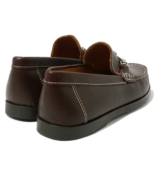 green label relaxing（グリーンレーベルリラクシング）の「GLR BIT モカシンシューズ（モカシン/デッキシューズ・メンズ・ダークブラウン/ネイビー/ブラック・43/40/41/42）」の6枚目の写真