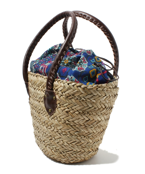 Another Edition（アナザーエディション）の「AE PLN BSK TOTE（かごバッグ・レディース・レッド/コバルトブルー・フリー）」の3枚目の写真