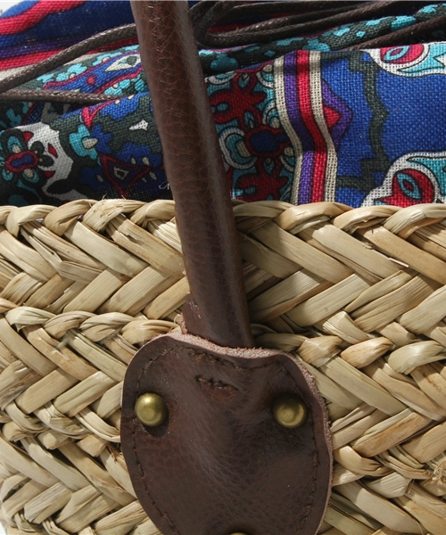 Another Edition（アナザーエディション）の「AE PLN BSK TOTE（かごバッグ・レディース・レッド/コバルトブルー・フリー）」の5枚目の写真