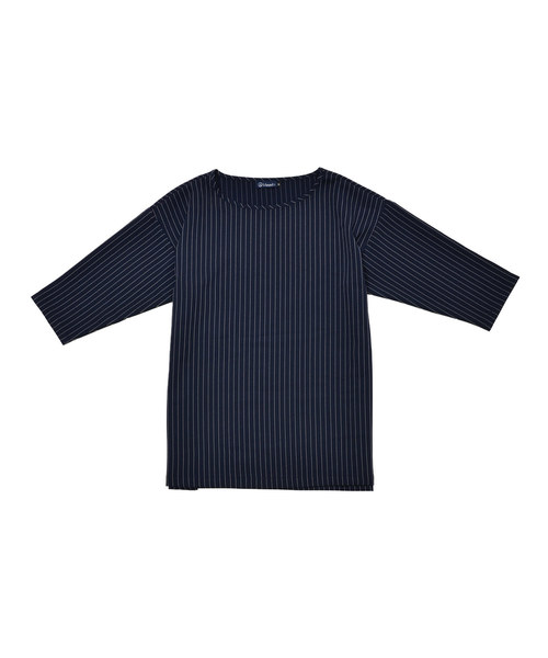 MinoriTY(マイノリティ)の「ストライプドロップショルダー6分袖プルオーバー(シャツ/ブラウス・メンズ・ネイビー/ワイン/グレー系その他/ブラック系その他・M/L)」の13枚目の写真