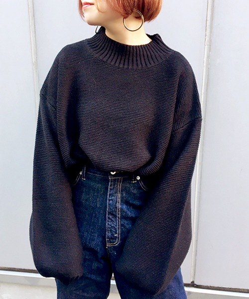 apres jour(アプレジュール)の「そでボリュームニット【ZOZOTOWN限定アイテム】(ニット/セーター・レディース・アイボリー/ラベンダー/ベージュ/ダークブルー/モカ/ブラック/ボルドー・フリー)」の3枚目の写真