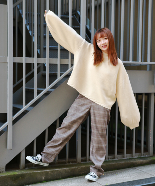 apres jour(アプレジュール)の「そでボリュームニット【ZOZOTOWN限定アイテム】(ニット/セーター・レディース・アイボリー/ラベンダー/ベージュ/ダークブルー/モカ/ブラック/ボルドー・フリー)」の11枚目の写真